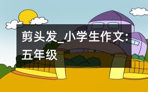 剪頭發(fā)_小學(xué)生作文:五年級