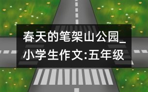 春天的筆架山公園_小學(xué)生作文:五年級