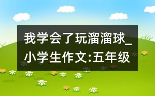 我學(xué)會(huì)了玩溜溜球_小學(xué)生作文:五年級(jí)