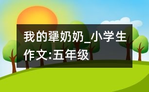 我的犟奶奶_小學(xué)生作文:五年級(jí)