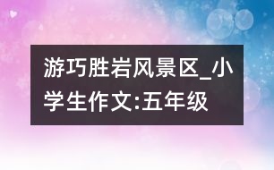 游巧勝巖風(fēng)景區(qū)_小學(xué)生作文:五年級(jí)