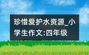 珍惜、愛護(hù)水資源_小學(xué)生作文:四年級(jí)