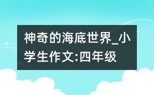 神奇的“海底世界”_小學(xué)生作文:四年級(jí)