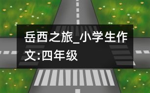 岳西之旅_小學生作文:四年級