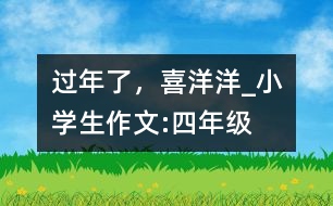 過(guò)年了，喜洋洋_小學(xué)生作文:四年級(jí)