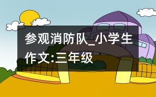 參觀消防隊_小學生作文:三年級