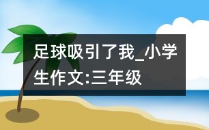 足球吸引了我_小學生作文:三年級