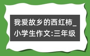 我愛故鄉(xiāng)的西紅柿_小學(xué)生作文:三年級(jí)