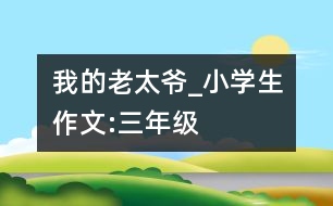 我的老太爺_小學生作文:三年級