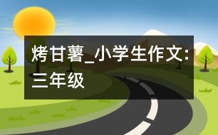 烤甘薯_小學(xué)生作文:三年級