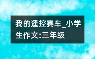 我的遙控賽車_小學(xué)生作文:三年級(jí)