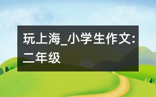 玩上海_小學生作文:二年級