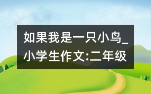 如果我是一只小鳥(niǎo)_小學(xué)生作文:二年級(jí)