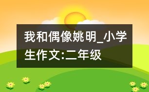 我和偶像姚明_小學(xué)生作文:二年級(jí)