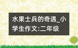 水果士兵的奇遇_小學生作文:二年級