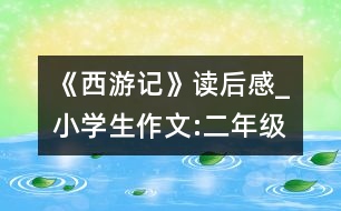 《西游記》讀后感_小學(xué)生作文:二年級(jí)