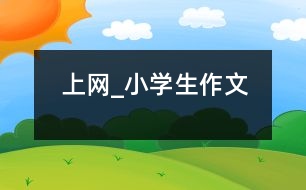 上網(wǎng)_小學(xué)生作文