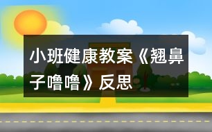 小班健康教案《翹鼻子嚕嚕》反思