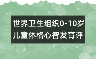 世界衛(wèi)生組織0-10歲兒童體格心智發(fā)育評(píng)價(jià)標(biāo)準(zhǔn)（女)-兒童成長測評(píng)