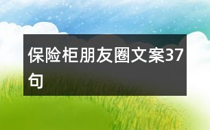 保險柜朋友圈文案37句