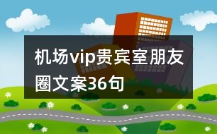 機(jī)場(chǎng)vip貴賓室朋友圈文案36句