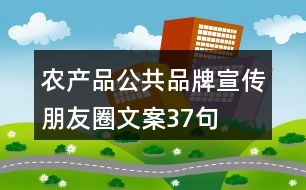 農(nóng)產(chǎn)品公共品牌宣傳朋友圈文案37句