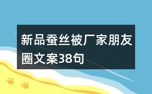 新品蠶絲被廠家朋友圈文案38句