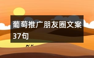 葡萄推廣朋友圈文案37句