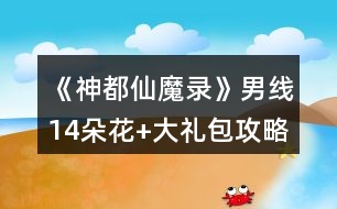 《神都仙魔錄》男線14朵花+大禮包攻略