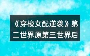 《穿梭女配逆襲》第二世界（原第三世界）后宮階級表攻略