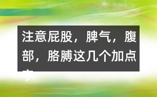 注意“屁股，脾氣，腹部，胳膊”這幾個加點字說說你的發(fā)現(xiàn)