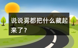 說說霧都把什么藏起來了？