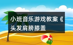 小班音樂(lè)游戲教案《頭發(fā)、肩膀、膝蓋、腳》反思