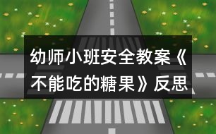 幼師小班安全教案《不能吃的糖果》反思