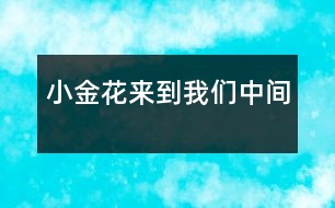 小金花來(lái)到我們中間