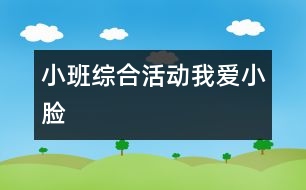 小班綜合活動(dòng)“我愛小臉 ”