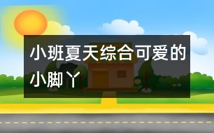 小班夏天綜合：可愛的小腳丫