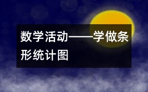 數(shù)學(xué)活動(dòng)――學(xué)做條形統(tǒng)計(jì)圖