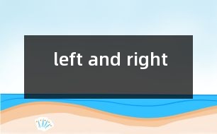 left and right