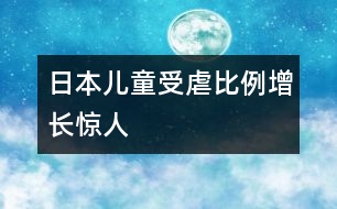 日本兒童受虐比例增長驚人