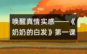 喚醒真情實(shí)感――《奶奶的白發(fā)》第一課時(shí)教學(xué)設(shè)計(jì)