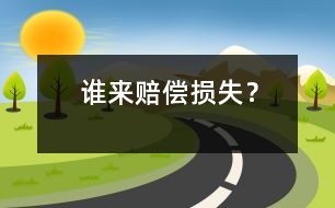 誰來賠償損失？