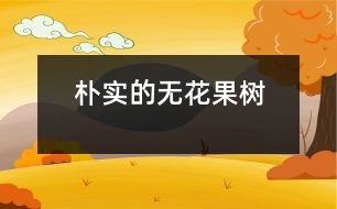 樸實(shí)的無花果樹